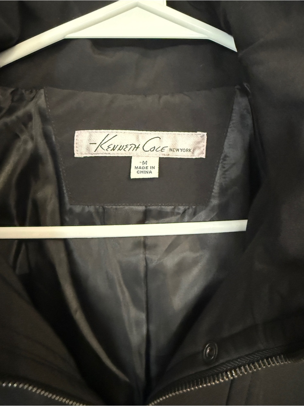 NWOT Women’s Kenneth Cole New York Black Hooded Jacket - M - Picture 2 of 11